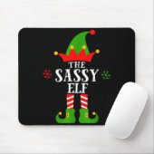 Sy Elf Funny Matching Family Group Christmas Pajam Mousepad (Mit Mouse)