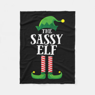 Sy Elf Matching Family Group Weihnachts-Party Fleecedecke