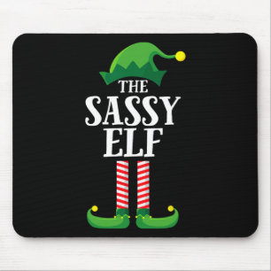 Sy Elf Matching Family Group Weihnachts-Party Mousepad