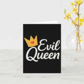 Sy Evil Queen Crown Funny Costume Karte (Gelbe Blume)