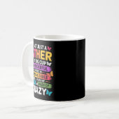 Sy Father Funny Quote Dad Humor Men Women  Kaffeetasse (Vorderseite Links)
