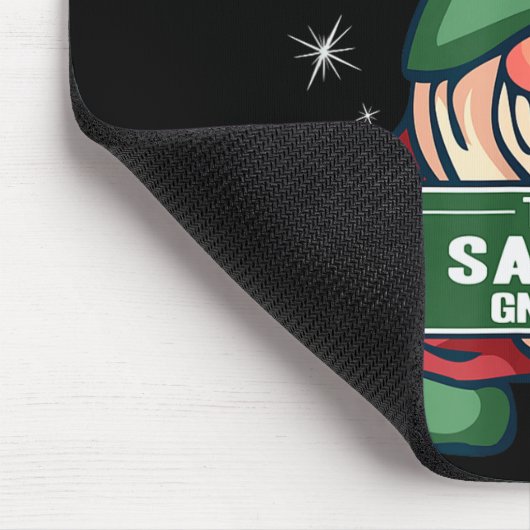 Sy Gnome Xmas Elf Matching Family Christmas Pajama Mousepad (Ecke)