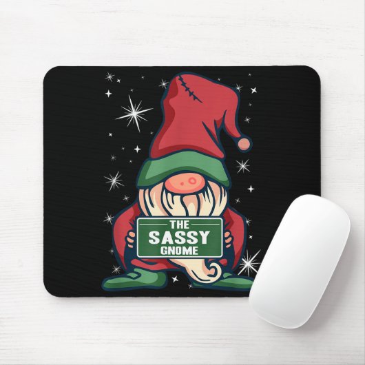 Sy Gnome Xmas Elf Matching Family Christmas Pajama Mousepad (Mit Mouse)