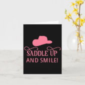 Sy Horse Lover Horseck Riding Cowgirl Princess Wes Karte (Gelbe Blume)