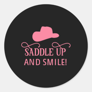 Sy Horse Lover Horseck Riding Cowgirl Princess Wes Runder Aufkleber