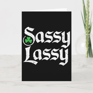 Sy Ly St. Patrick's Day Lustig Von Mädchen Kinder  Karte