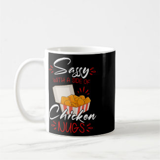 Sy mit einer Seite Chicken Nugs Food Lovers Sarkas Kaffeetasse