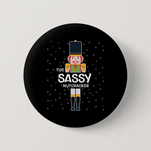 Sy Nutcracker Familie Matching Funny Geschenk Paja Button (Vorderseite)