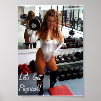 Sybil Starr Work Out Print Poster