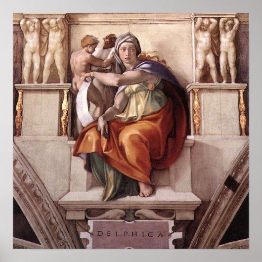 Sybil von Delphi Poster (Vorne)