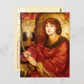 Sybilla Palmifella (Die Schönheit des Souls) Postkarte (Vorne/Hinten)