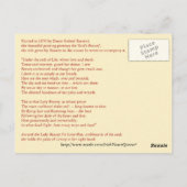 Sybilla Palmifella (Die Schönheit des Souls) Postkarte (Rückseite)