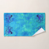 Sybille's Octopus II - Badetuch Set (Handtuch)