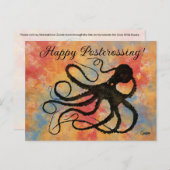 Sybille's Postcross Octopus - Postkarte (Vorne/Hinten)