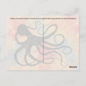 Sybille's Postcross Octopus - Postkarte (Rückseite)
