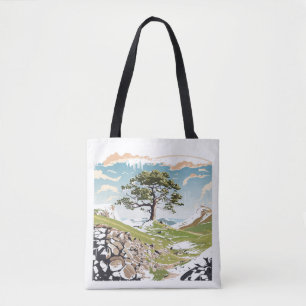 Sycamore Gap Tree im Northumberland-Nationalpark Tasche