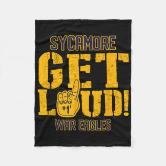 Sycamore High School Get Loud War Eagles Fleecedecke