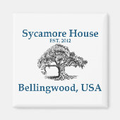 Sycamore House Magnet (Vorne)