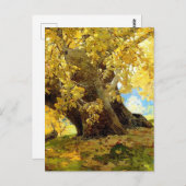 Sycamore im Herbst von Edgar Payne Postkarte (Vorne/Hinten)