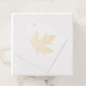 Sycamore Leaf Foil Favor Tag (Mit Box)