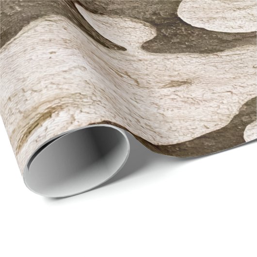 Sycamore Tree Bark Geschenkpapier (Rolleneckpunkt)