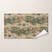 Sycamore Tree Bark Moss Lichen Badhandtuch Set (Handtuch)