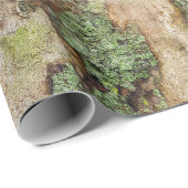 Sycamore Tree Bark Moss Lichen Geschenkpapier (Rolleneckpunkt)