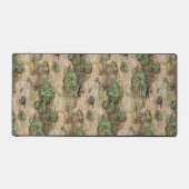 Sycamore Tree Bark Moss Lichen Schreibtischunterlage (Vorderseite)