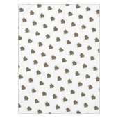 Sycamore Tree Brown Leaf Pattern Tischdecke (Vorderseite)