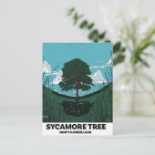 Sycamore Tree Gap Postkarte (Stehend Vorderseite)