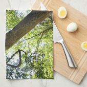 Sycamore Tree Green Nature Handtuch (Viertel Falte)