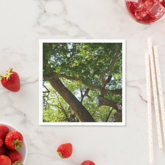 Sycamore Tree Green Nature Serviette (Beispiel)