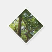 Sycamore Tree Green Nature Serviette (Ecke)