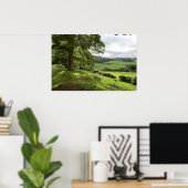 Sycharth in Powys, Wales, während Herbst Equinox Poster (Heimbüro)