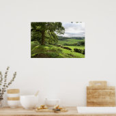 Sycharth in Powys, Wales, während Herbst Equinox Poster (Küche)