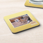 Sychronized Spaz Angriff Getränkeuntersetzer (Linke Seite)