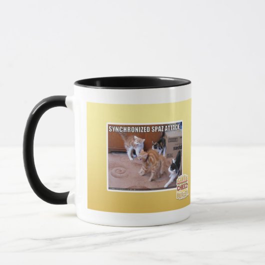 Sychronized Spaz Angriff Tasse (Links)