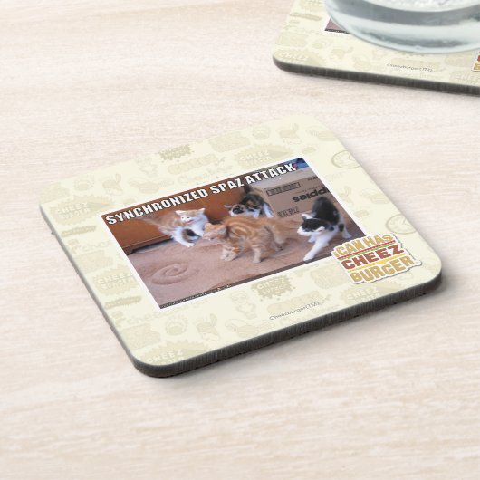 Sychronized Spaz Angriff Untersetzer (Linke Seite)