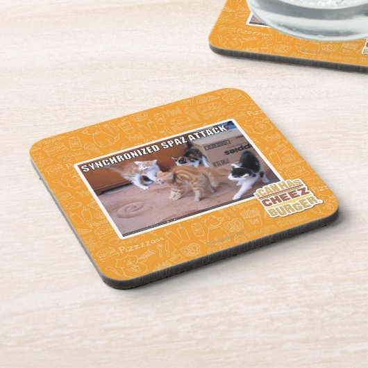 Sychronized Spaz Angriff Untersetzer (Linke Seite)