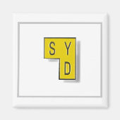 SYD-Kühlschrankmagnet Magnet (Vorne)