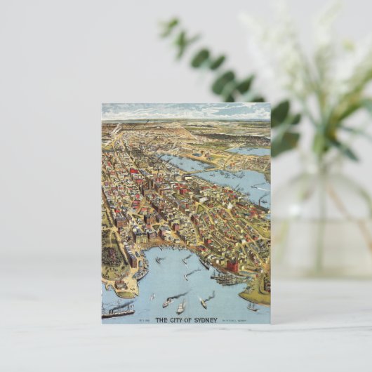 Sydney1888 Postkarte (Stehend Vorderseite)