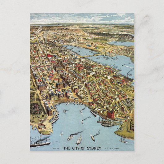 Sydney1888 Postkarte (Vorderseite)