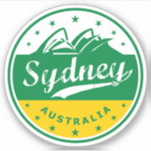 Sydney Abzeichen, Australien, Sydney Aufkleber (Vorderseite)