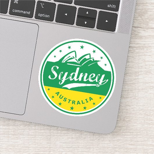 Sydney Abzeichen, Australien, Sydney Aufkleber (Detail)