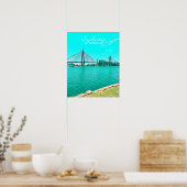 Sydney ANZAC Bridge ist eine Hafenstadt Poster (Küche)