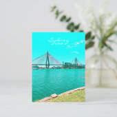 Sydney ANZAC Bridge ist eine Hafenstadt Postkarte (Stehend Vorderseite)