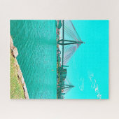 Sydney ANZAC Bridge ist eine Hafenstadt Puzzle (Horizontal)