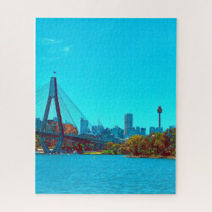 Sydney ANZAC Bridge ist eine Hafenstadt Puzzle