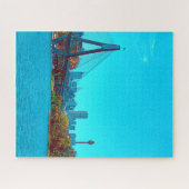 Sydney ANZAC Bridge ist eine Hafenstadt Puzzle (Horizontal)