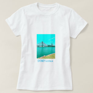 Sydney ANZAC Bridge ist eine Hafenstadt T-Shirt